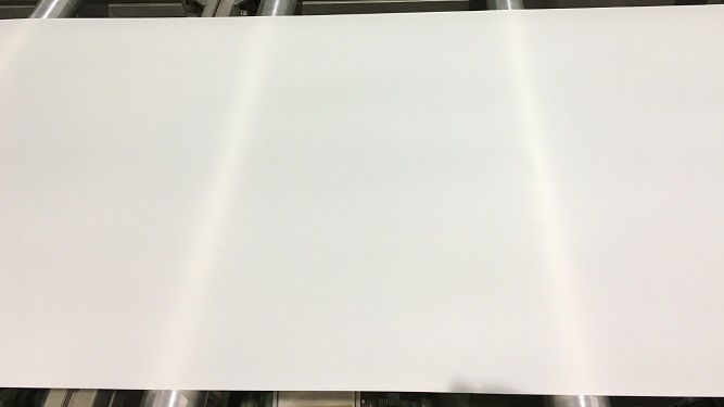 HIPS (High Impact Polystyrene) Sheet, Opaque White, Standard Tolerance,  ASTM D1892, 1/4 Thickness, 12 Width, 12 Length
